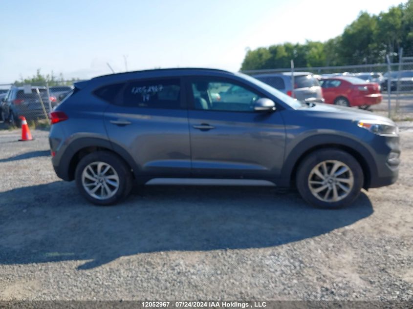 2017 Hyundai Tucson Limited/Sport And Eco/Se VIN: KM8J3CA48HU580404 Lot: 12052967