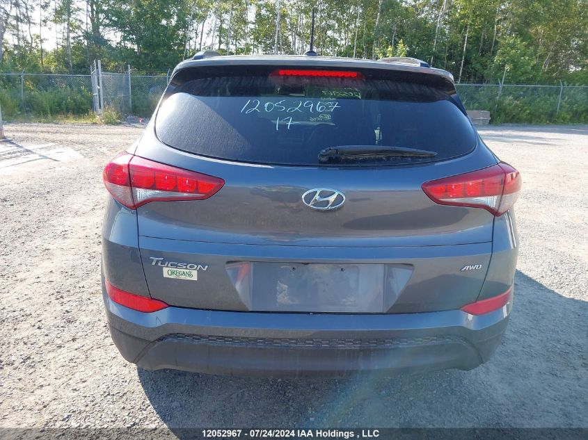 2017 Hyundai Tucson Limited/Sport And Eco/Se VIN: KM8J3CA48HU580404 Lot: 12052967