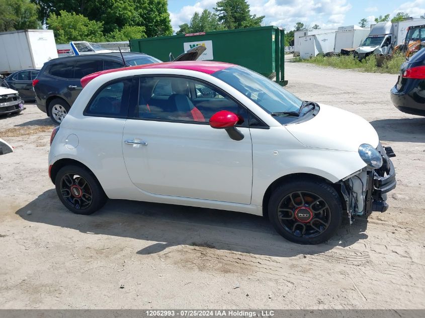 2015 Fiat 500 Pop VIN: 3C3CFFAR7FT662752 Lot: 12052993