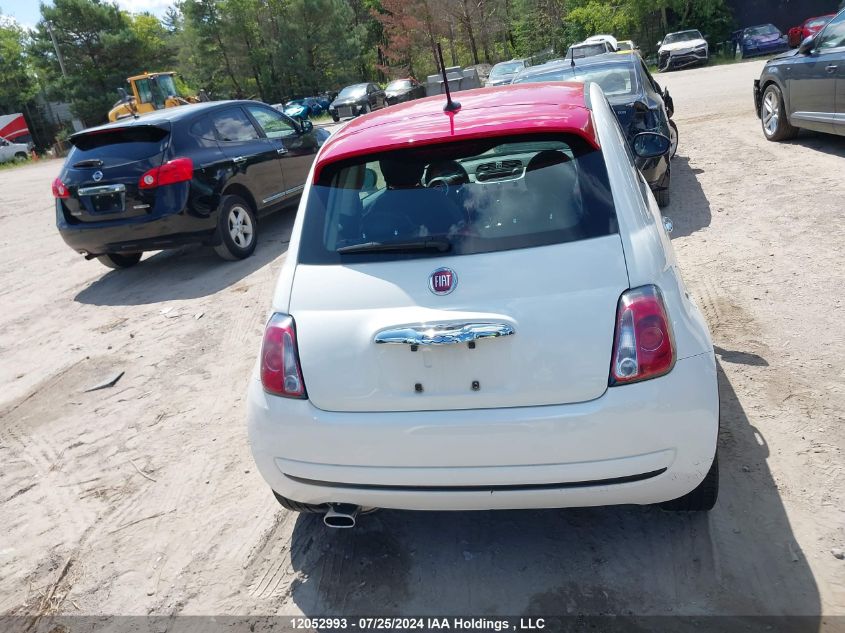 2015 Fiat 500 Pop VIN: 3C3CFFAR7FT662752 Lot: 12052993