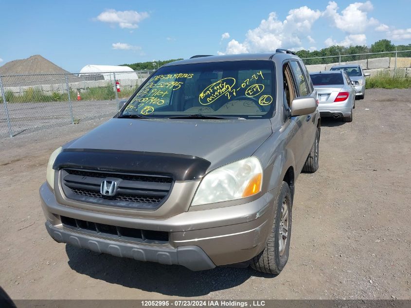 2003 Honda Pilot Exl VIN: 2HKYF18523H007420 Lot: 12052995