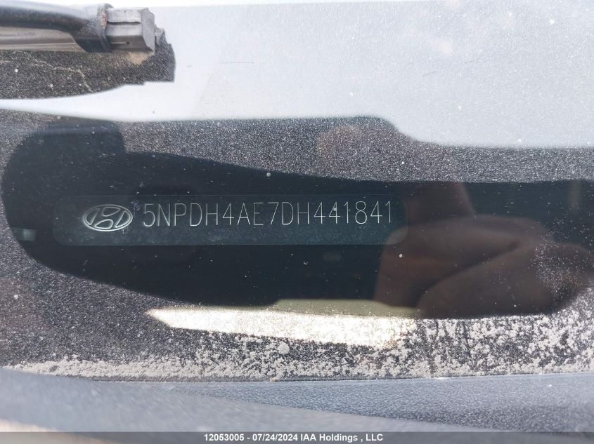 2013 Hyundai Elantra VIN: 5NPDH4AE7DH441841 Lot: 12053005