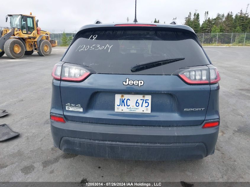 2019 Jeep Cherokee Sport VIN: 1C4PJMAB2KD388735 Lot: 12053014