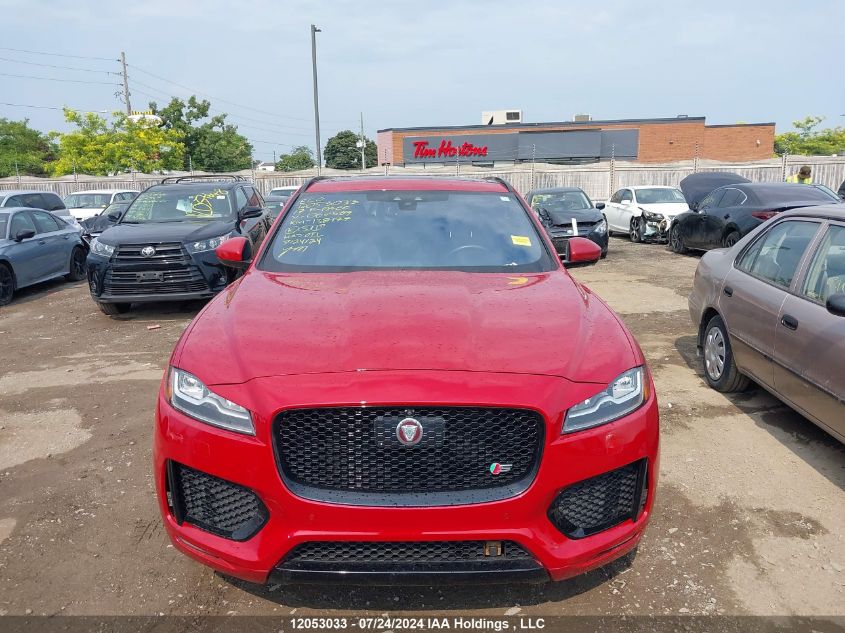 2017 Jaguar F-Pace VIN: SADCM2BV4HA067569 Lot: 12053033