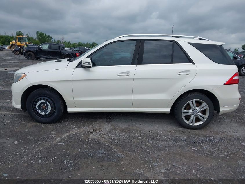 2014 Mercedes-Benz Ml-Class VIN: 4JGDA2EB3EA295791 Lot: 12053058