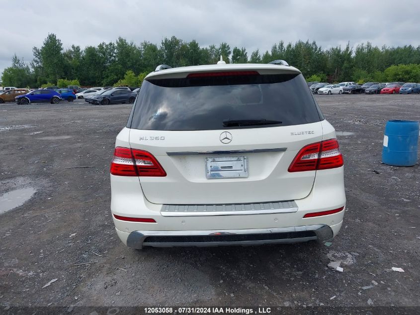 2014 Mercedes-Benz Ml-Class VIN: 4JGDA2EB3EA295791 Lot: 12053058