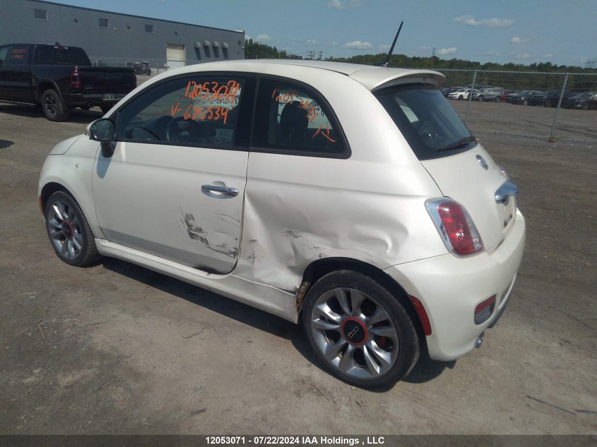 2015 Fiat 500 Sport VIN: 3C3CFFBR4FT685534 Lot: 12053071