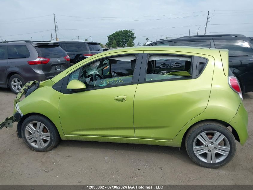 2013 Chevrolet Spark 1Lt VIN: KL8CD6S98DC509136 Lot: 12053082