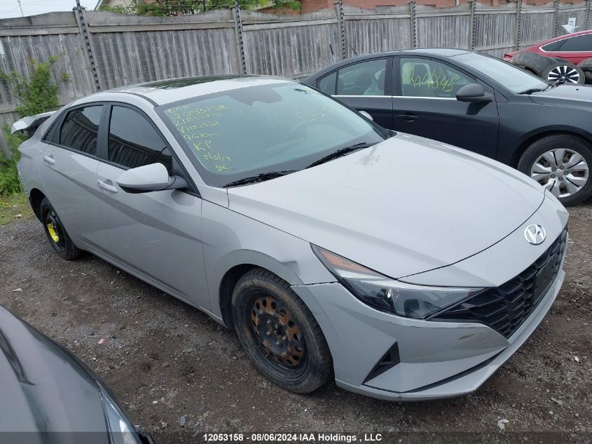 2021 Hyundai Elantra Preferred Ivt With Sun And Tech Package VIN: KMHLM4AG8MU100331 Lot: 12053158