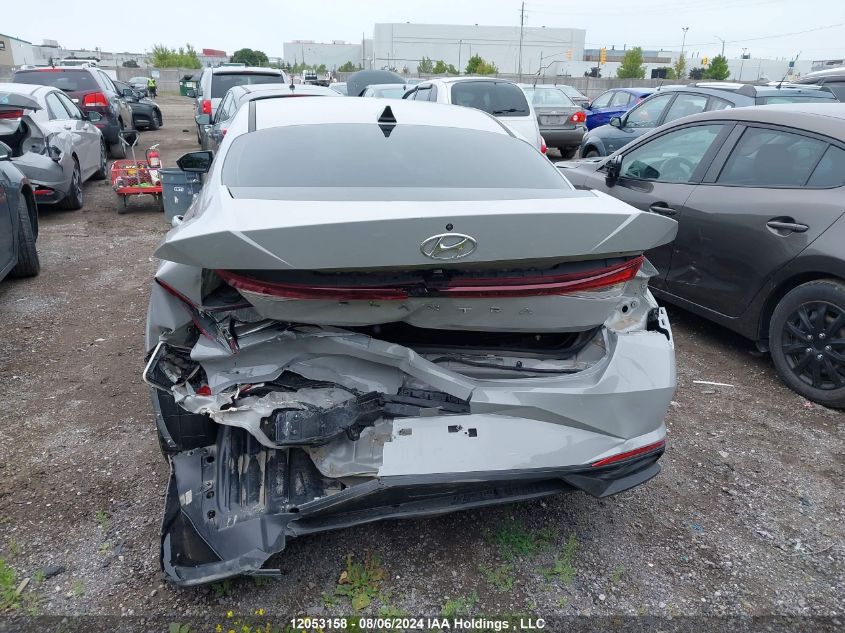 2021 Hyundai Elantra Preferred Ivt With Sun And Tech Package VIN: KMHLM4AG8MU100331 Lot: 12053158