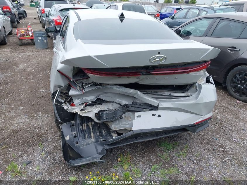 2021 Hyundai Elantra Preferred Ivt With Sun And Tech Package VIN: KMHLM4AG8MU100331 Lot: 12053158