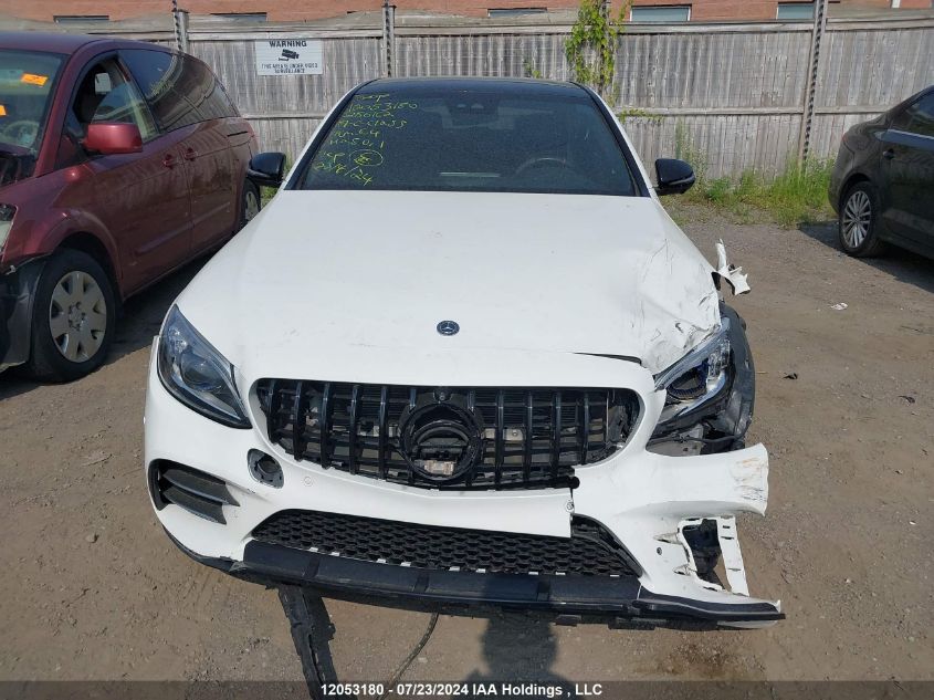 2019 Mercedes-Benz C-Class VIN: 55SWF6EB5KU286162 Lot: 12053180