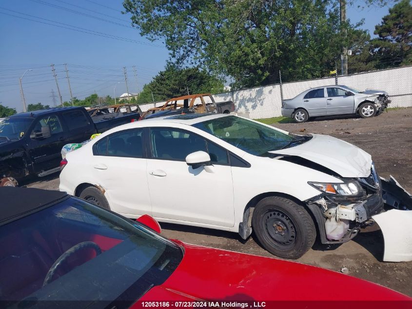 2014 Honda Civic Lx VIN: 2HGFB2F57EH032645 Lot: 12053186