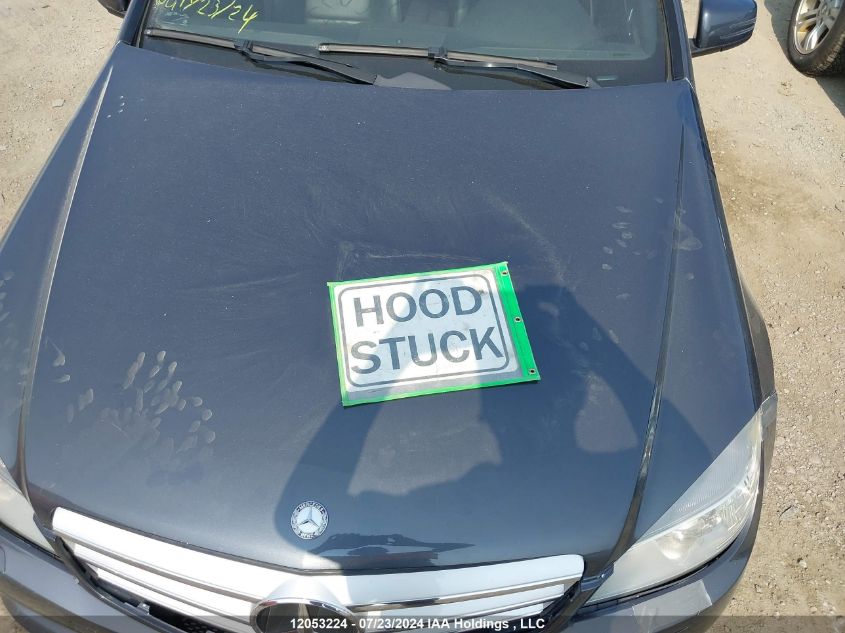 2011 Mercedes-Benz C-Class VIN: WDDGF8BB4BF575816 Lot: 12053224