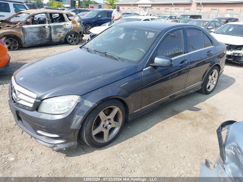 2011 Mercedes-Benz C-Class VIN: WDDGF8BB4BF575816 Lot: 12053224