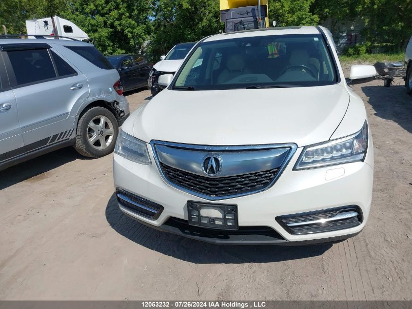 2016 Acura Mdx VIN: 5FRYD4H43GB507541 Lot: 12053232