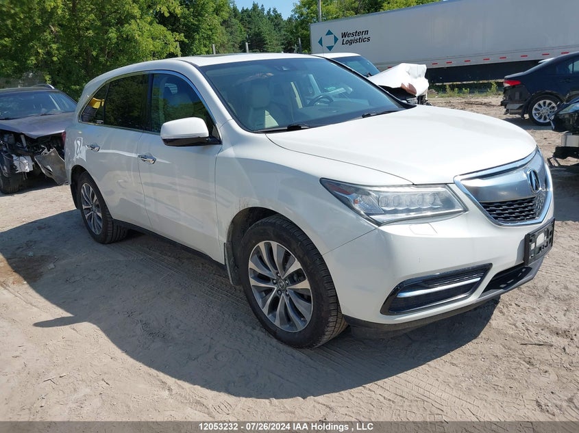 2016 Acura Mdx VIN: 5FRYD4H43GB507541 Lot: 12053232