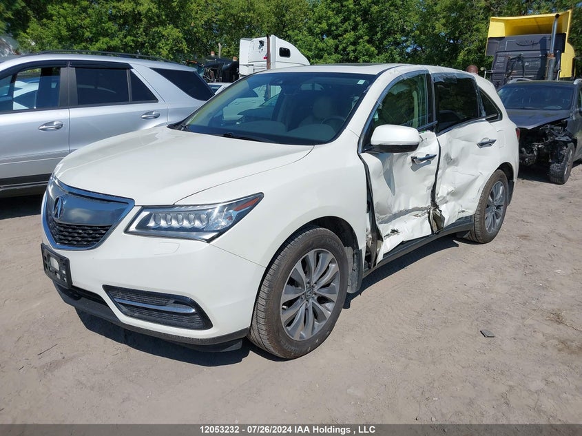 2016 Acura Mdx VIN: 5FRYD4H43GB507541 Lot: 12053232