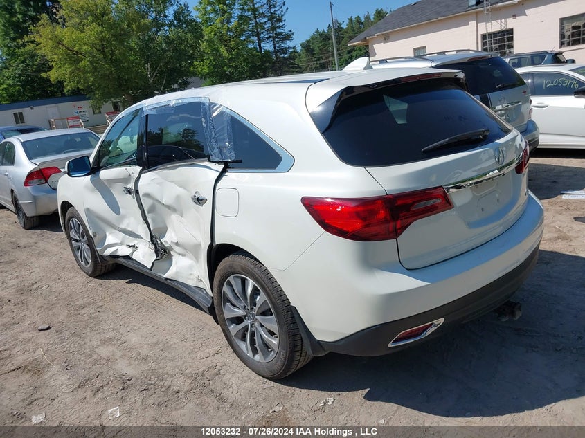 2016 Acura Mdx VIN: 5FRYD4H43GB507541 Lot: 12053232