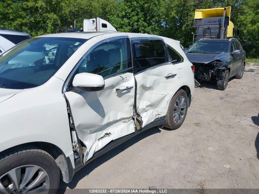 2016 Acura Mdx VIN: 5FRYD4H43GB507541 Lot: 12053232