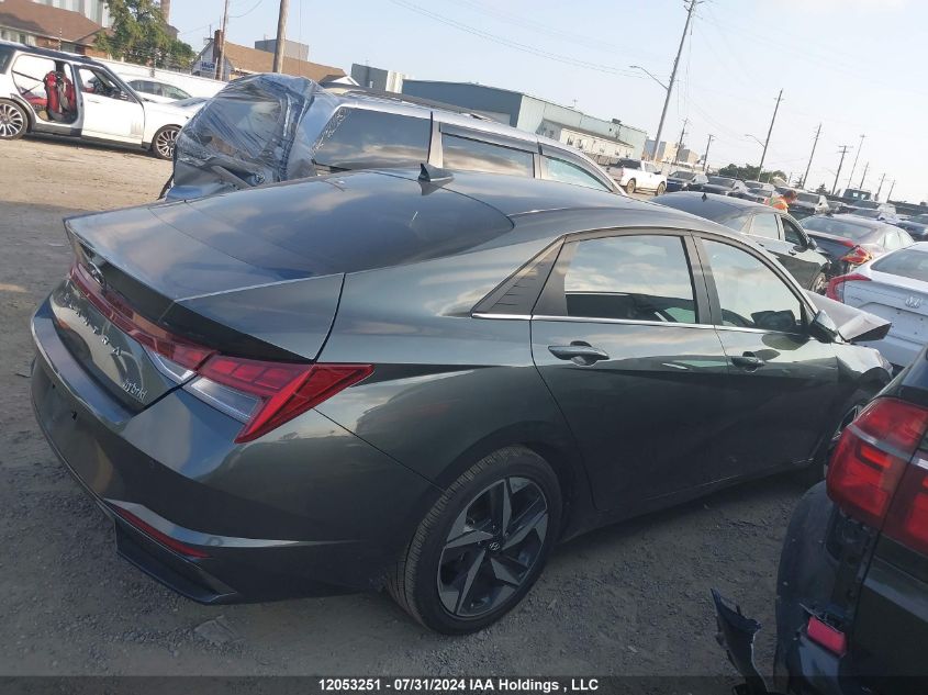 2023 Hyundai Elantra Hybrid Luxury VIN: KMHLN4AJ7PU086421 Lot: 12053251