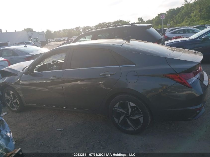 2023 Hyundai Elantra Hybrid Luxury VIN: KMHLN4AJ7PU086421 Lot: 12053251