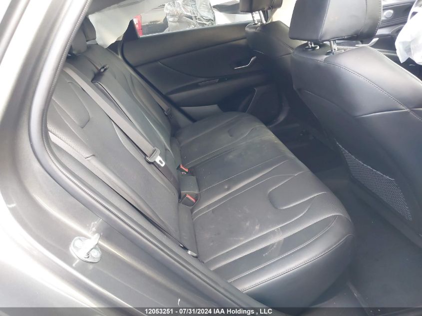 2023 Hyundai Elantra Hybrid Luxury VIN: KMHLN4AJ7PU086421 Lot: 12053251