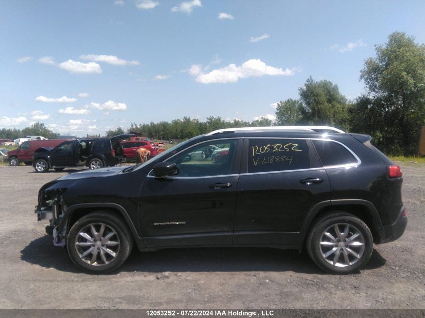 2017 Jeep Cherokee Limited VIN: 1C4PJLDB5HD218884 Lot: 12053252