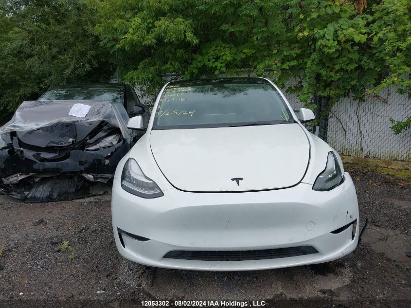 2022 Tesla Model Y VIN: 7SAYGDEE2NF513126 Lot: 12053302