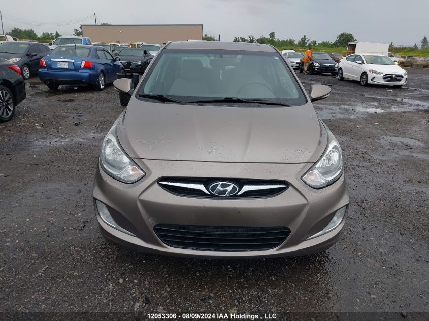 2013 Hyundai Accent Gls VIN: KMHCU4AE8DU374885 Lot: 12053306