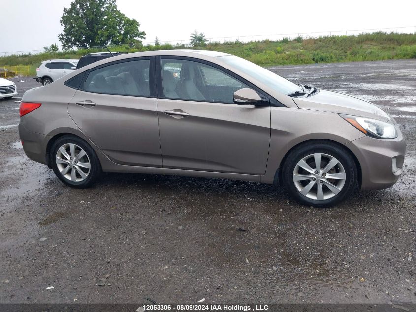 2013 Hyundai Accent Gls VIN: KMHCU4AE8DU374885 Lot: 12053306