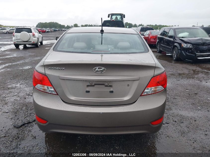 2013 Hyundai Accent Gls VIN: KMHCU4AE8DU374885 Lot: 12053306