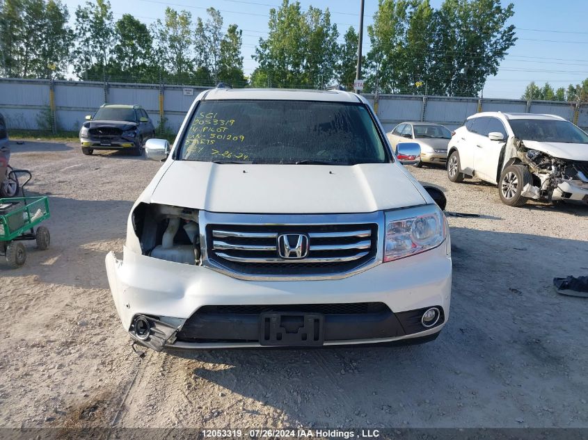 2014 Honda Pilot Touring VIN: 5FNYF4H93EB501209 Lot: 12053319