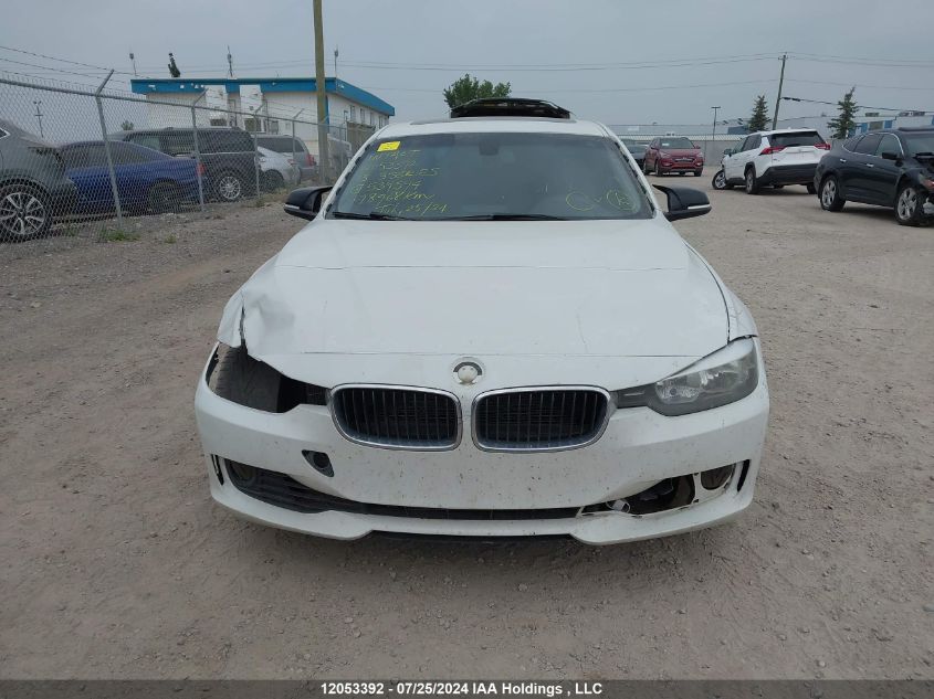 2013 BMW 3 Series VIN: WBA3B3C58DF539594 Lot: 12053392