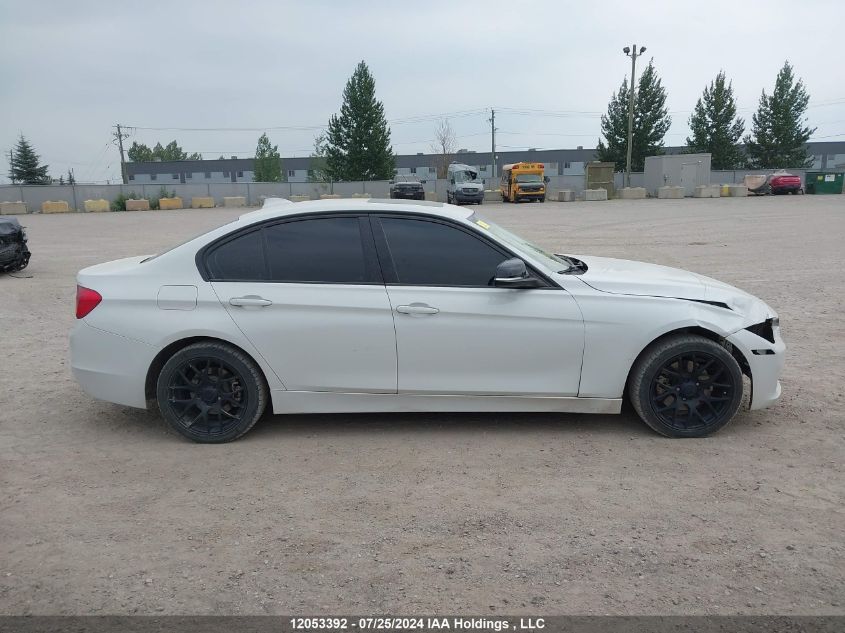 2013 BMW 3 Series VIN: WBA3B3C58DF539594 Lot: 12053392