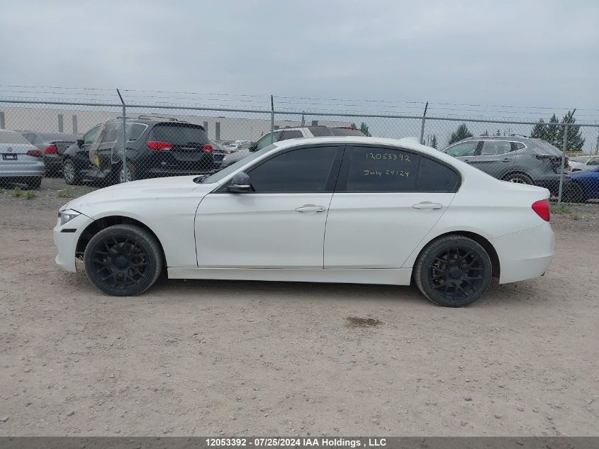 2013 BMW 3 Series VIN: WBA3B3C58DF539594 Lot: 12053392