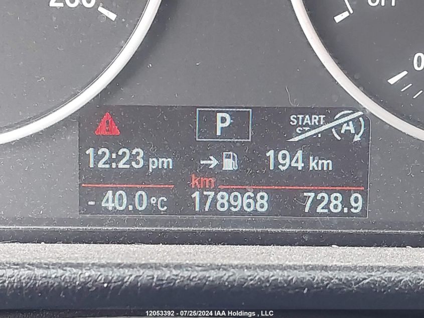 2013 BMW 3 Series VIN: WBA3B3C58DF539594 Lot: 12053392