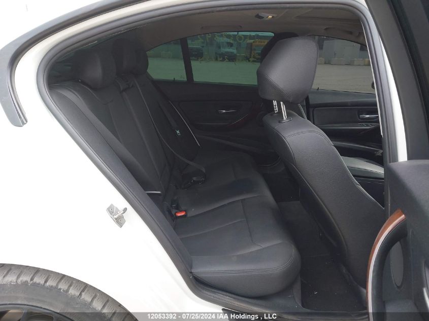 2013 BMW 3 Series VIN: WBA3B3C58DF539594 Lot: 12053392