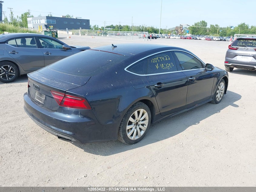 2016 Audi A7 VIN: WAU3GAFCXGN182803 Lot: 12053422