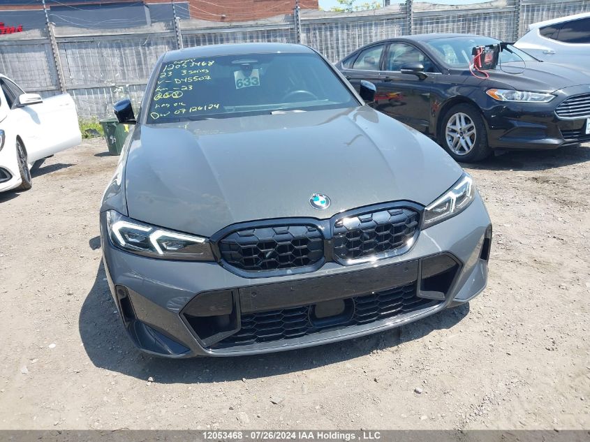 2023 BMW 3 Series VIN: 3MW49FF05P8D45507 Lot: 12053468