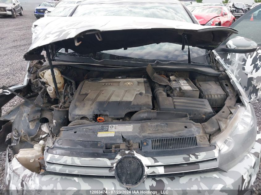 2010 Volkswagen Golf VIN: WVWNM7AJ2AW225335 Lot: 12053474