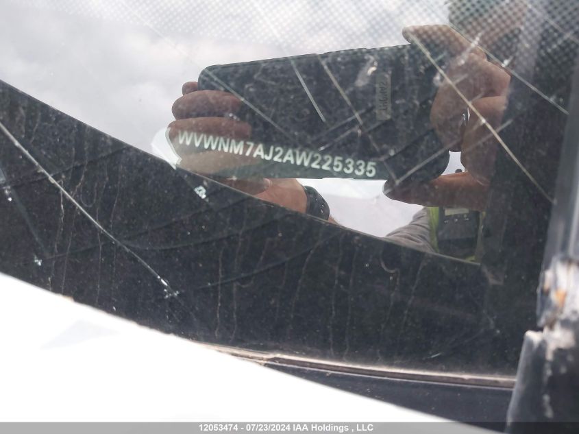 2010 Volkswagen Golf VIN: WVWNM7AJ2AW225335 Lot: 12053474