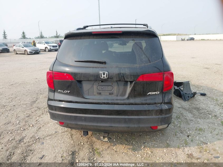 2017 Honda Pilot Exln VIN: 5FNYF6H72HB502821 Lot: 12053479