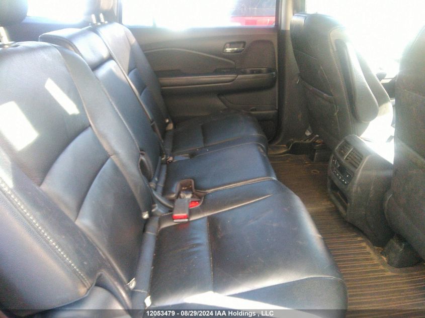 2017 Honda Pilot Exln VIN: 5FNYF6H72HB502821 Lot: 12053479