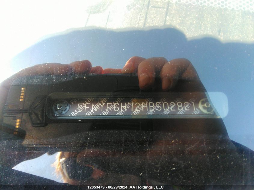 2017 Honda Pilot Exln VIN: 5FNYF6H72HB502821 Lot: 12053479