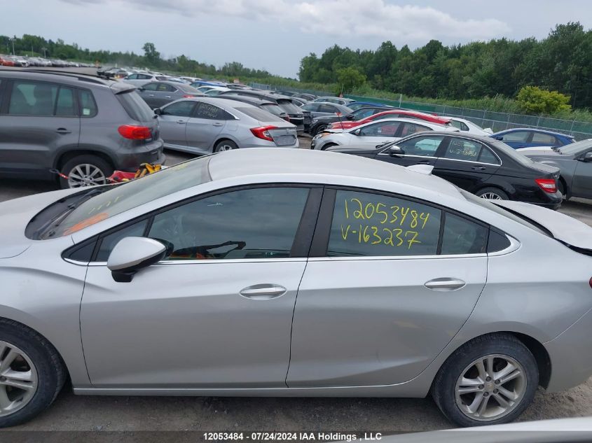 2018 Chevrolet Cruze Lt VIN: 1G1BE5SM9J7163237 Lot: 12053484