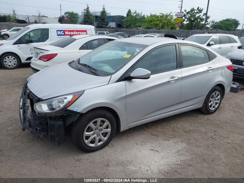 2013 Hyundai Accent Gls/Gs VIN: KMHCT4AE5DU362664 Lot: 12053527
