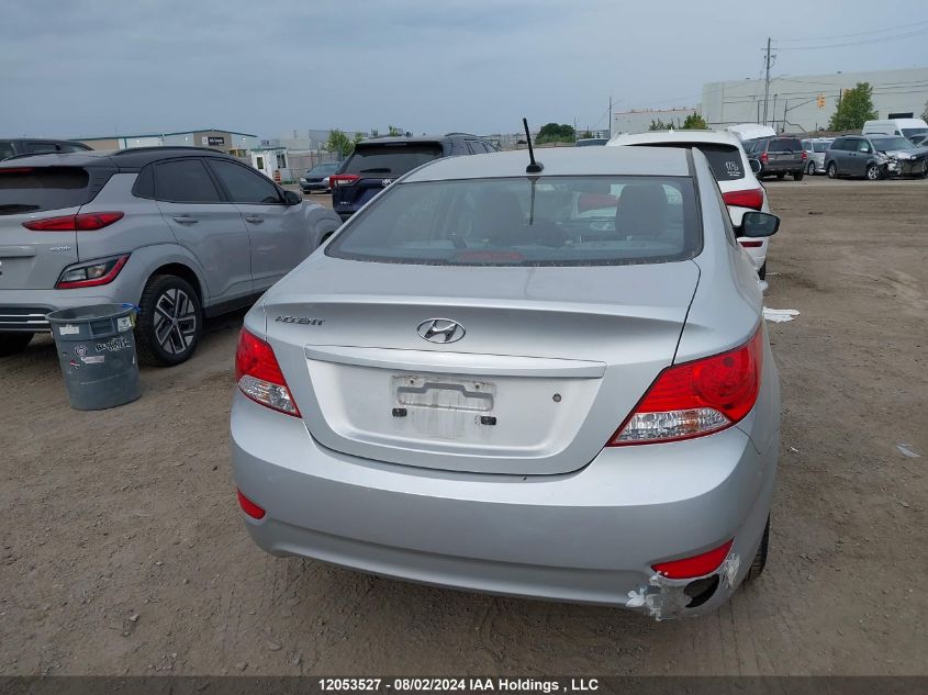 2013 Hyundai Accent Gls/Gs VIN: KMHCT4AE5DU362664 Lot: 12053527