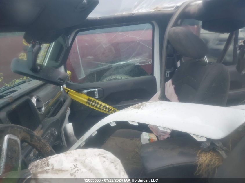 2022 Jeep Wrangler Unlimited Sahara VIN: 1C4HJXEG3NW107370 Lot: 12053563