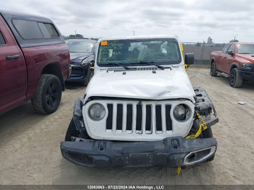 2022 Jeep Wrangler Unlimited Sahara VIN: 1C4HJXEG3NW107370 Lot: 12053563